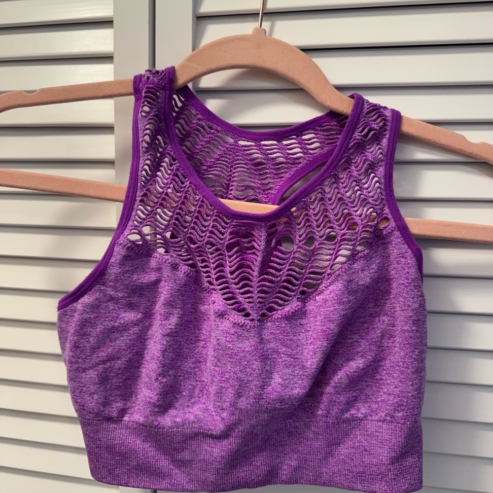 Purple Sports Bra